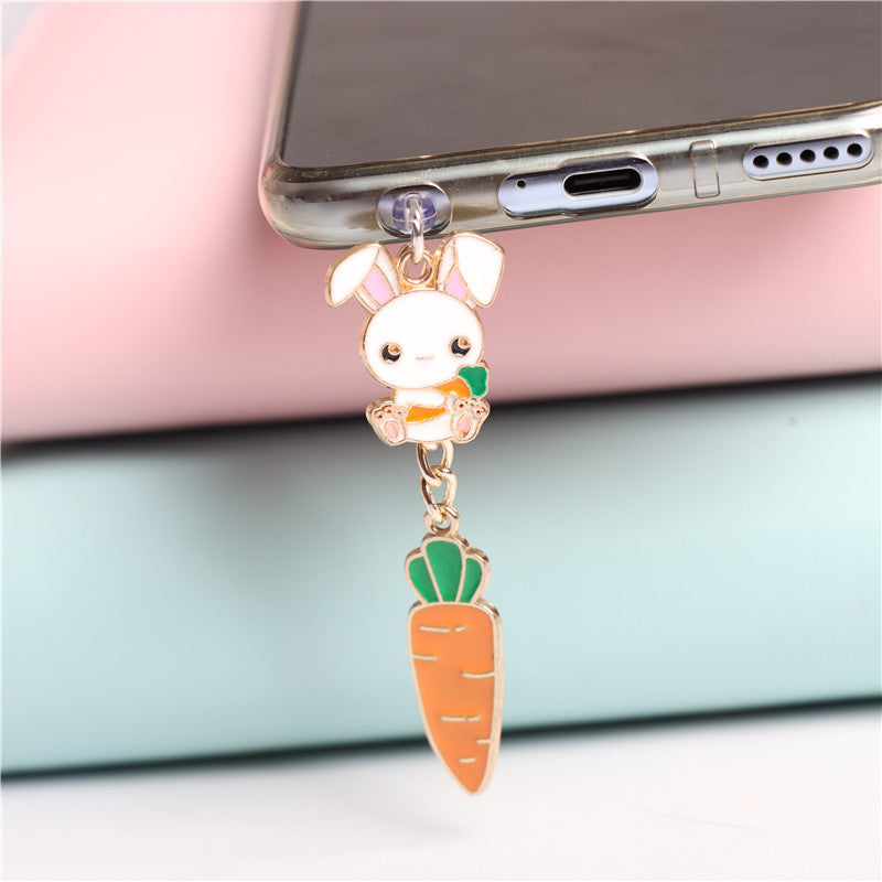 Dust plug with anti-lost strap for convenient use
