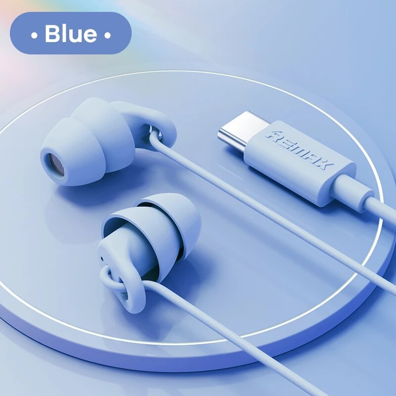 Noise-Canceling MINI In-Ear Silicone USB C earphones