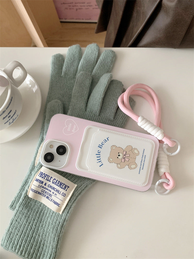 Card Holder Lanyard Phone Case Cartoon