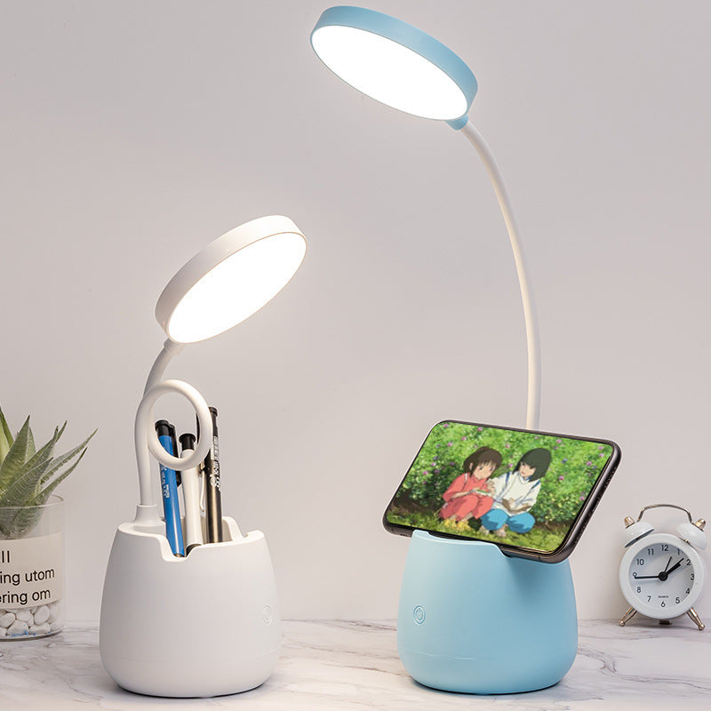 Desk Lamp Learning Eye Protection LED Rechargeable Plug-in Bedside Lamp