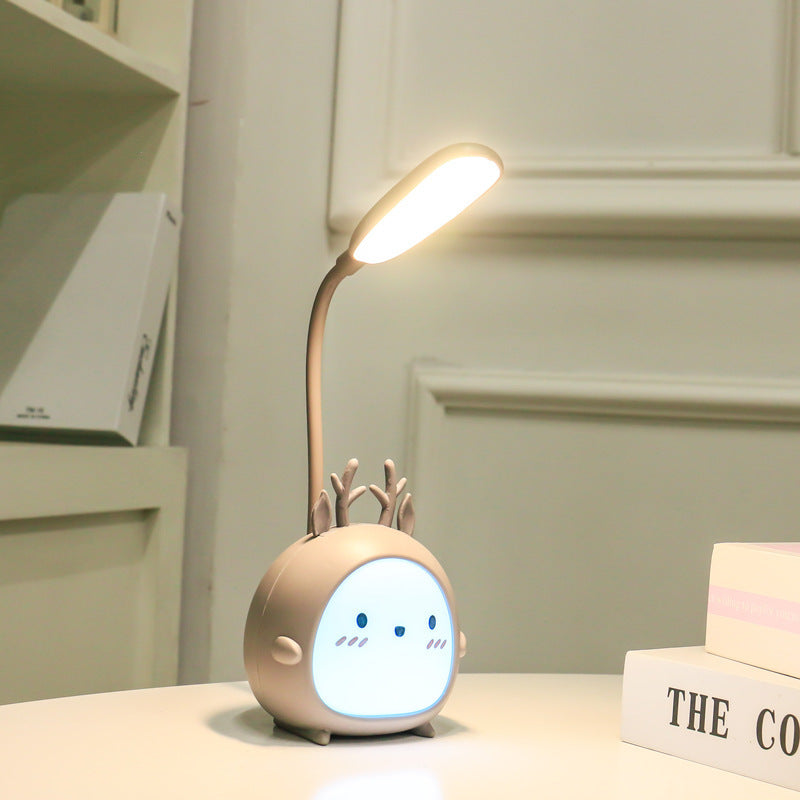 Soft light LED desk lamp for eye protection