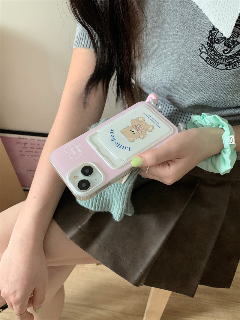 Card Holder Lanyard Phone Case Cartoon