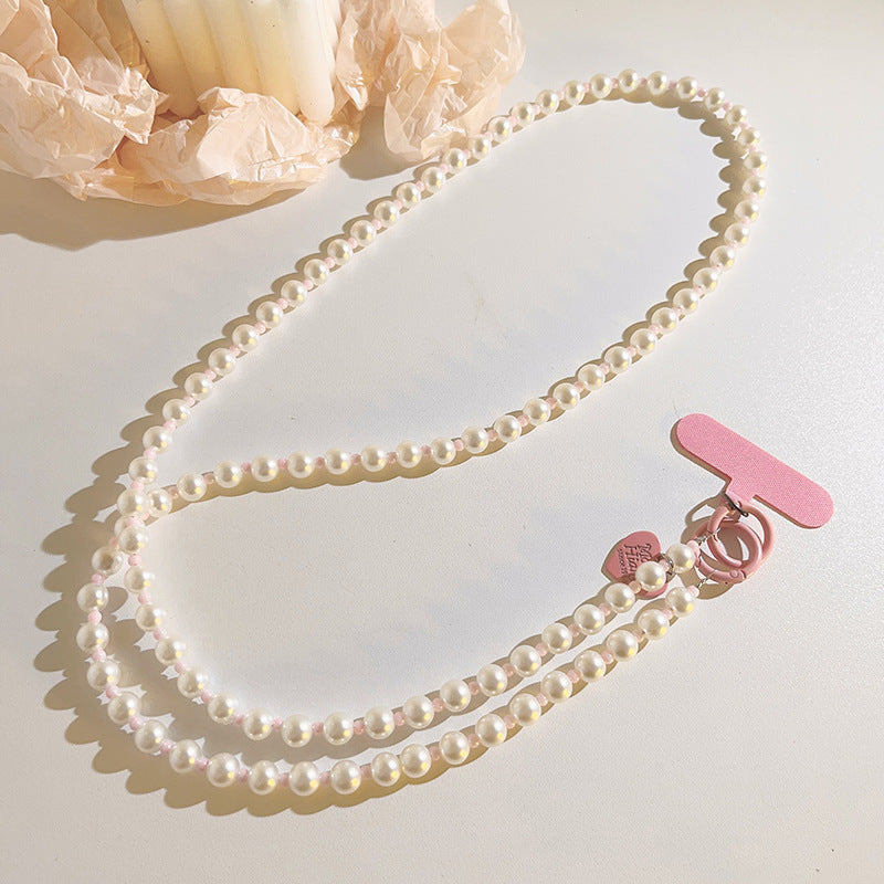 Fashion beaded crossbody phone strap for women