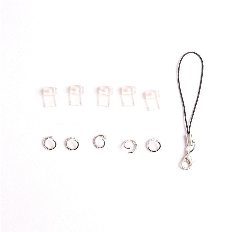 Set of DIY Accessories Phone Headset Hole Dust Plugs