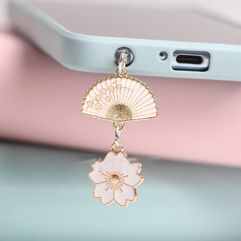 Hand-crafted decorative dust plug for iPhone and Type-C devices