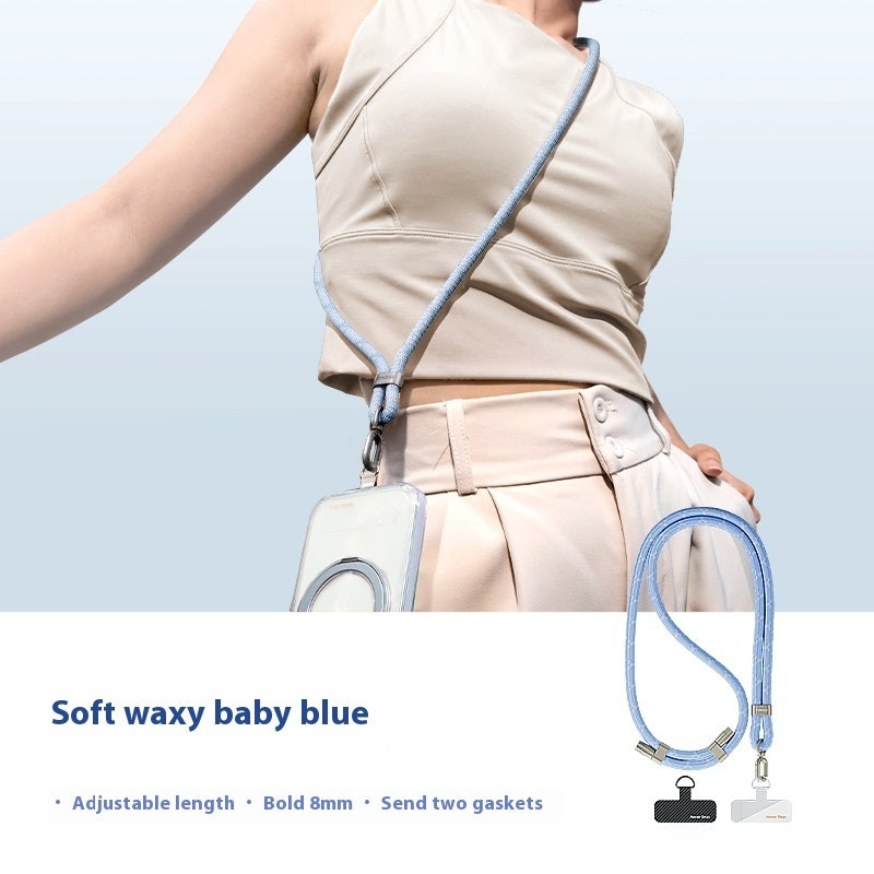 Hands-free crossbody phone strap for everyday use