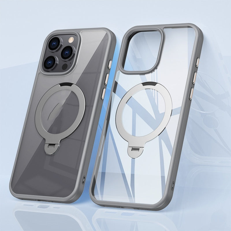 MagSafe compatible phone case with minimalist transparent design
