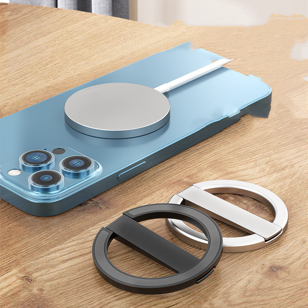 MagSafe-compatible phone ring holder with detachable base