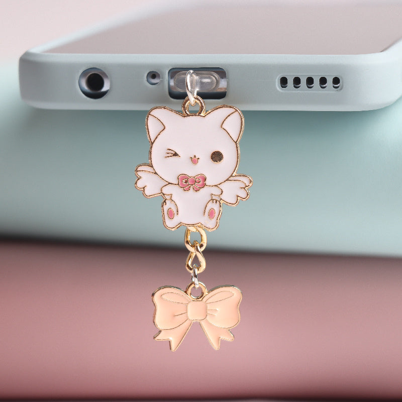 Metal dust plug for smartphones and tablets