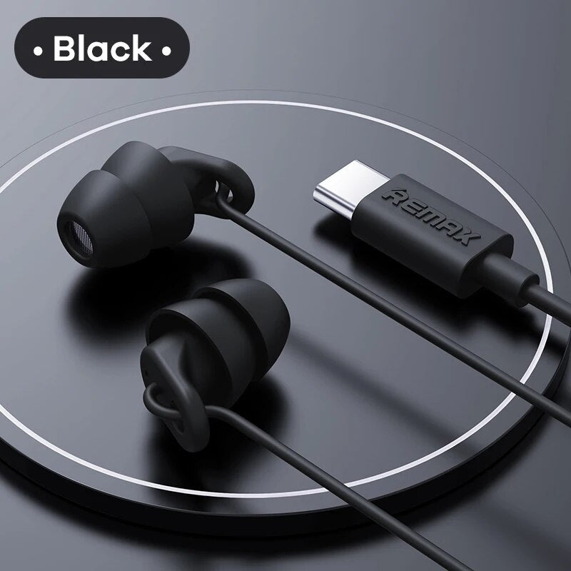 High-quality USB-C earphones with full metal copper ring
