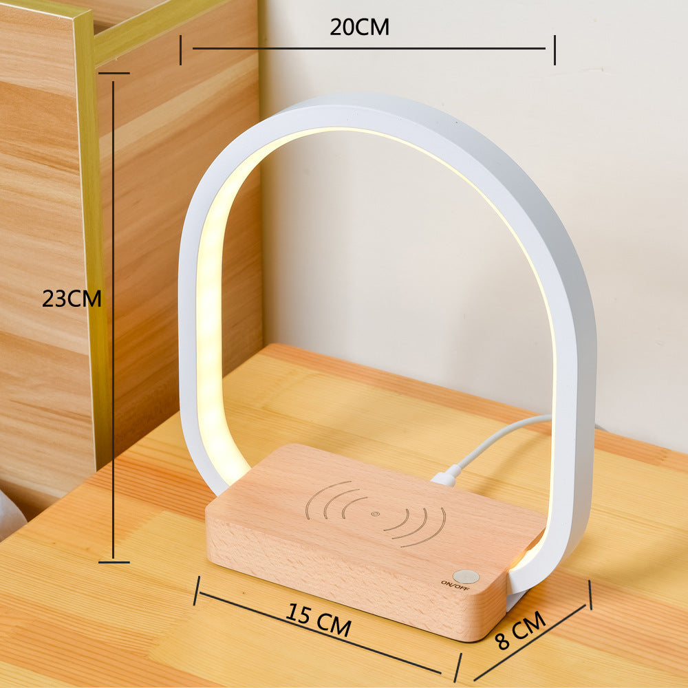 Modern LED desk lamp, clamp-free design for small spaces