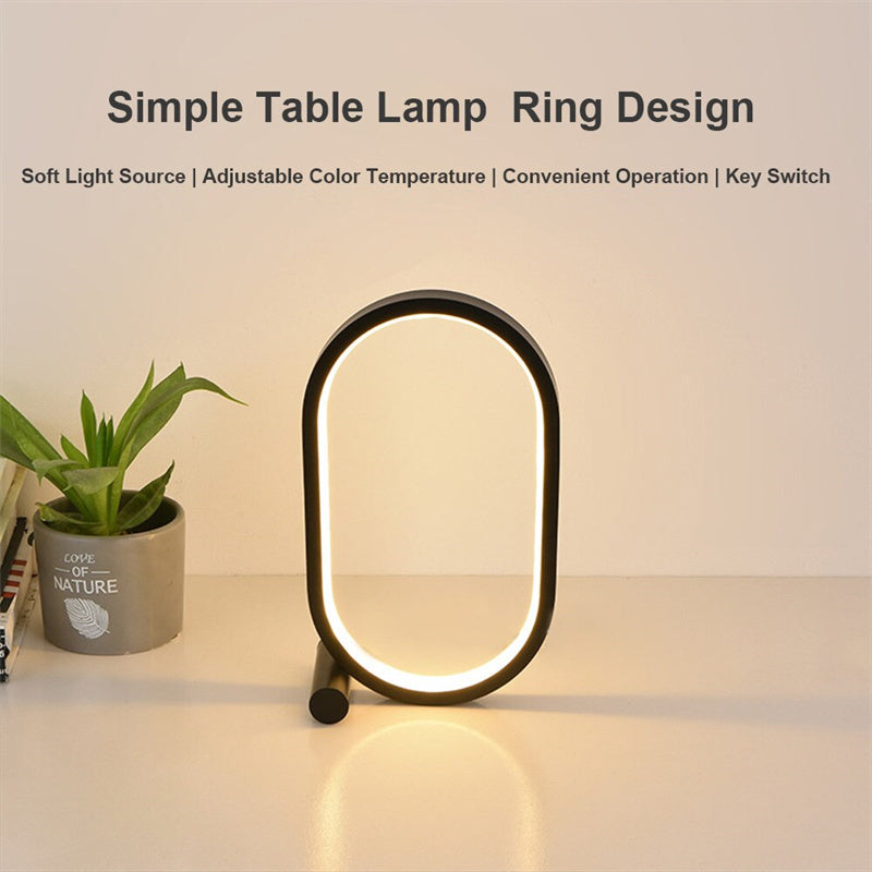 Stylish pink acrylic desk lamp for study table, bedside, or reading