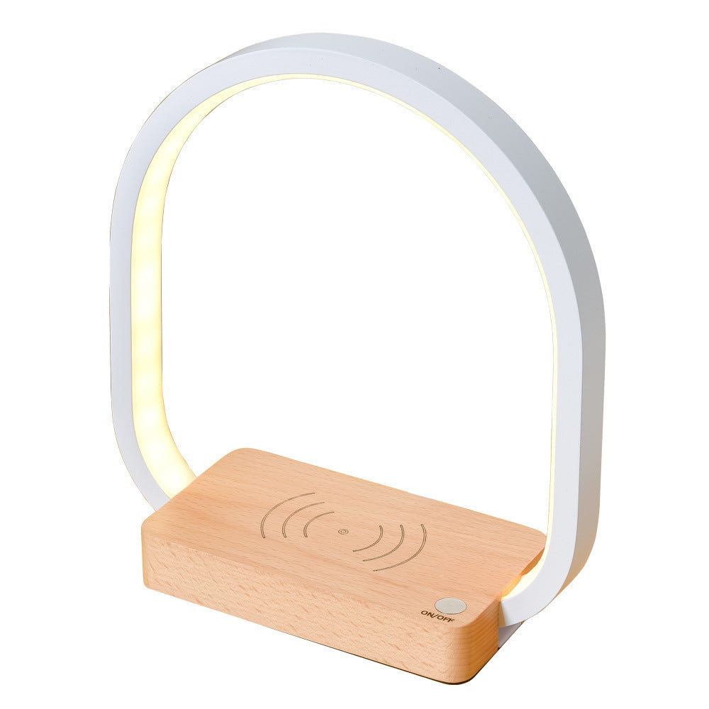 Stylish pink desk lamp alternative for bedroom or office.
