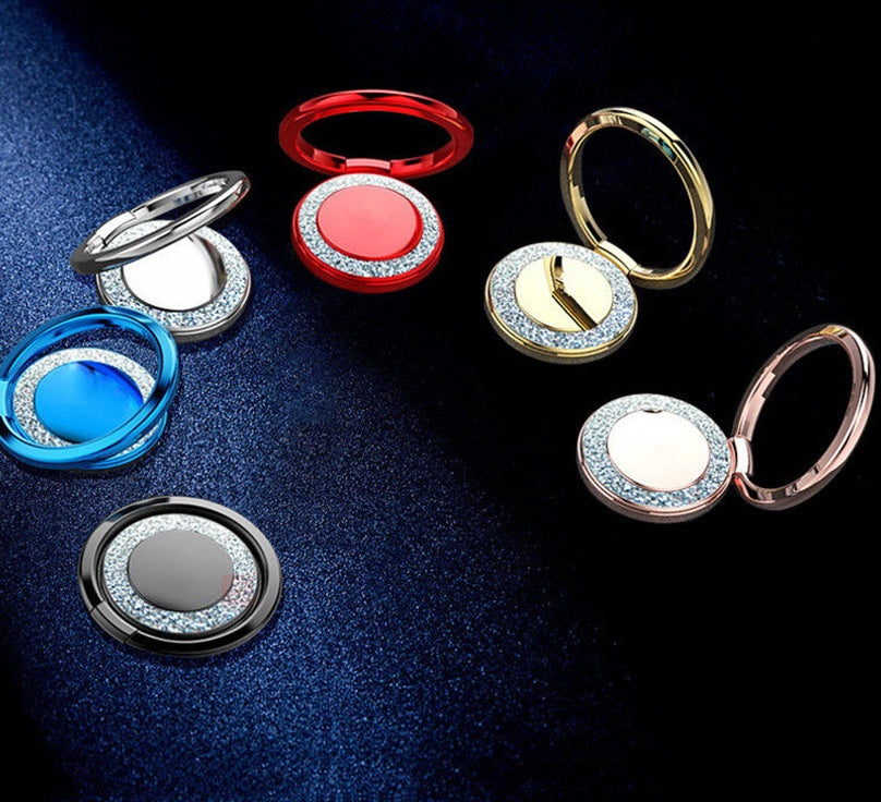Slim glitter ring stand with 360° rotation and MagSafe support