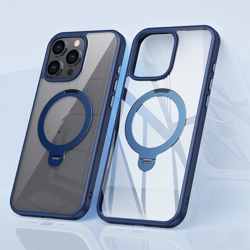 Shockproof clear iPhone case made of PC and TPU for drop protection