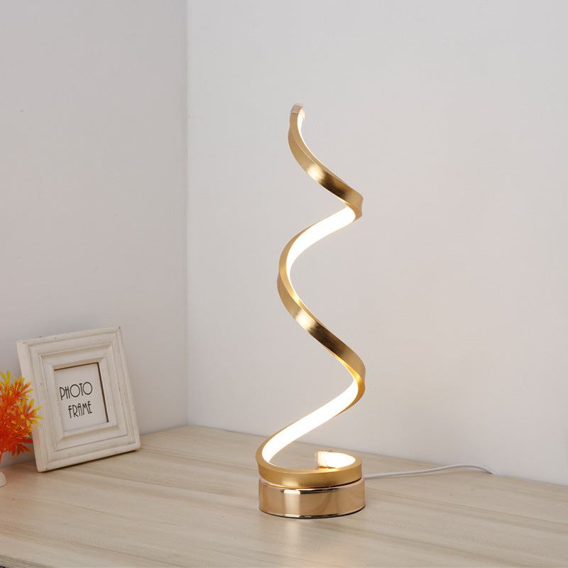 desk lamp version with spiral design for stylish rooms