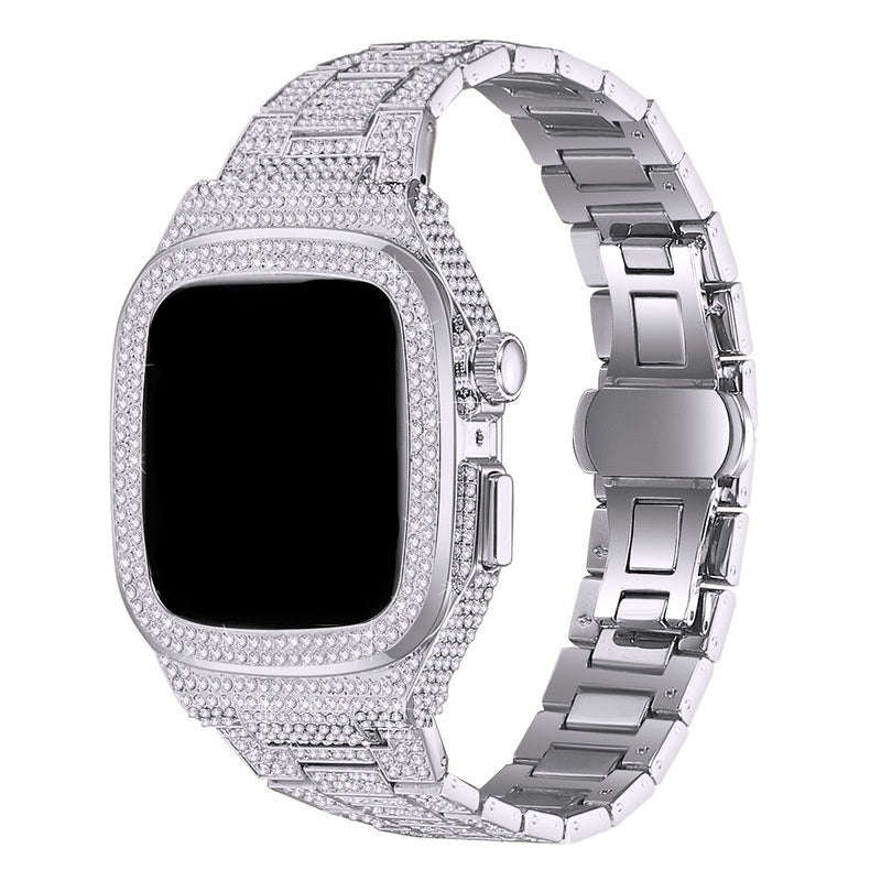 Smartwatch diamond metal strap compatible with Ultra 2 watch bands