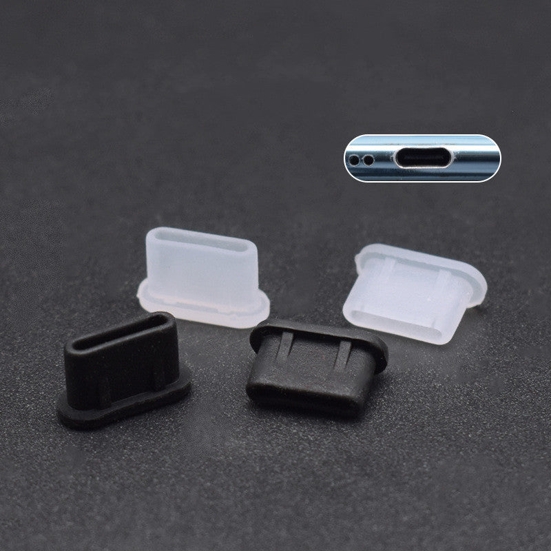Universal silicone dust cover for Type-C device ports