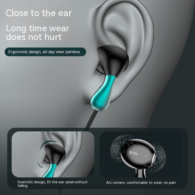 USB C wired earbuds with inline call and playback control