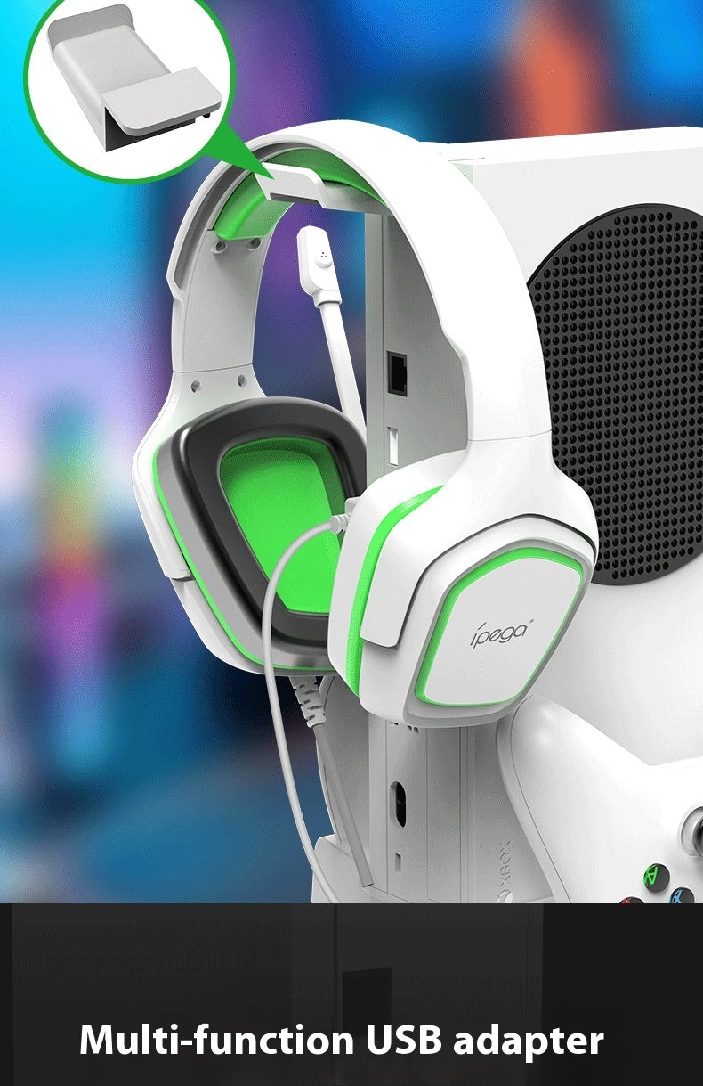 Cooling fan system with bright ambient lighting for Xbox Series S