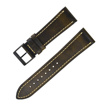 Soft Premium Leather Watch Strap – Sleek, Classy Design (20mm / 22mm / 24mm)