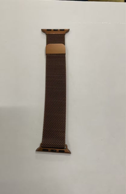 Stainless steel mesh bracelet with Milanese loop metal watch strap for Apple Watch 38/40/42/44mm