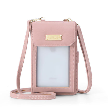 lady's neck mobile phone bag  wallet