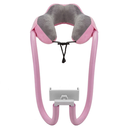 Cervical spine neck pillow mobile phone holder