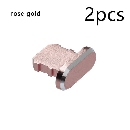 Aluminum Dust Plug for iPhone Charging Port