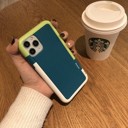 Contrasting color mobile phone case personality trend Apple