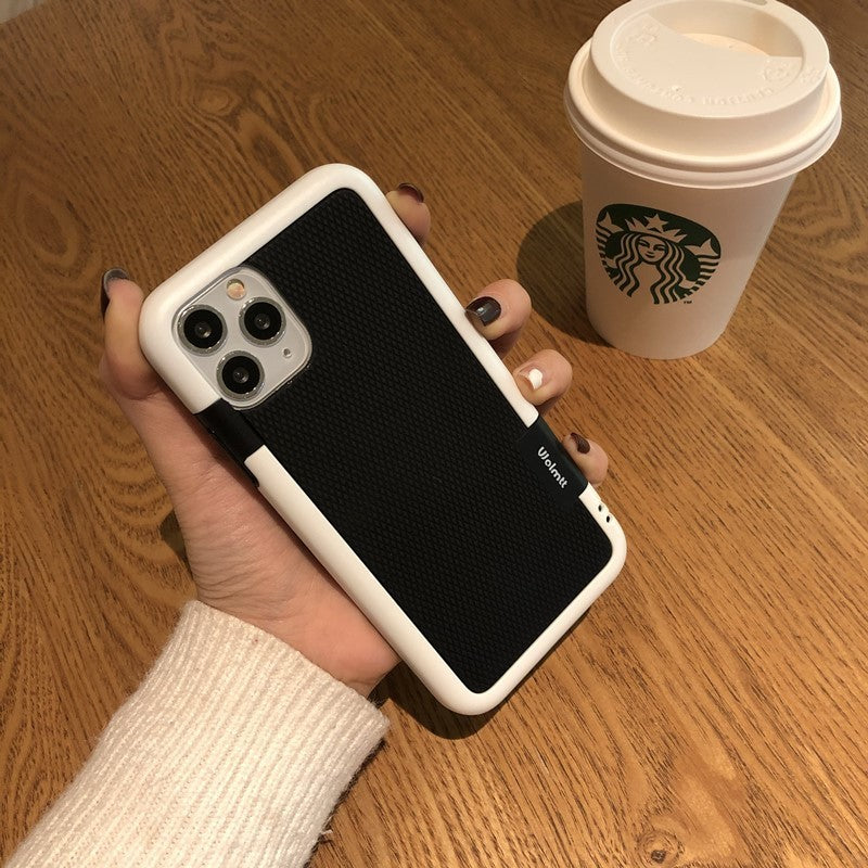Contrasting color mobile phone case personality trend Apple