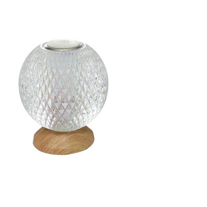 Acrylic Crystal LED Bedside Lamp RGB Touch Switch Desk Lamp
