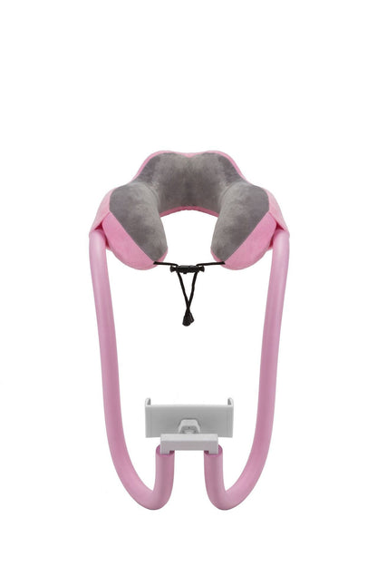 Cervical spine neck pillow mobile phone holder