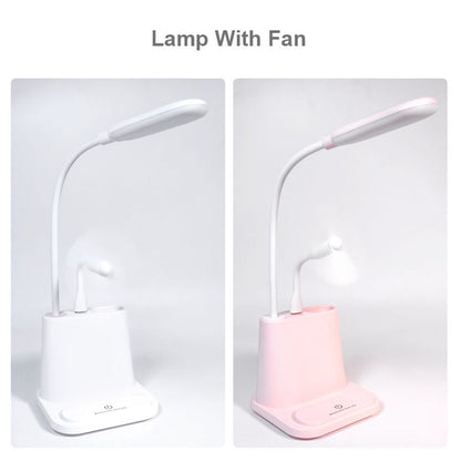 LED Rechargeable USB Desk Lamp Phone Stand