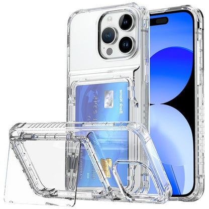 Transparent Phone Case Flip Card Holder
