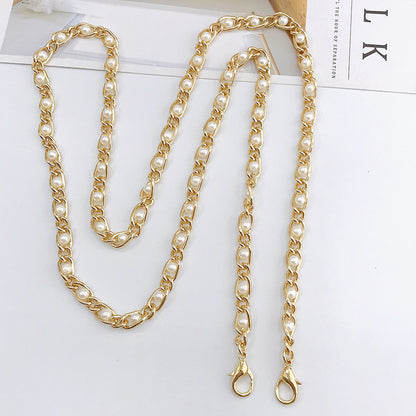 New Pearl Chain Diy Phone Case Ornament Bag Shoulder Strap Crossbody