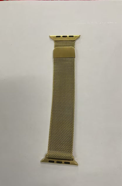 Stainless steel mesh bracelet with Milanese loop metal watch strap for Apple Watch 38/40/42/44mm