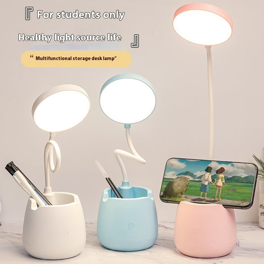 Desk Lamp Learning Eye Protection LED Rechargeable Plug-in Bedside Lamp