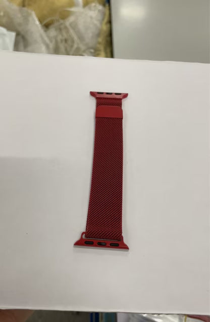 Stainless steel mesh bracelet with Milanese loop metal watch strap for Apple Watch 38/40/42/44mm