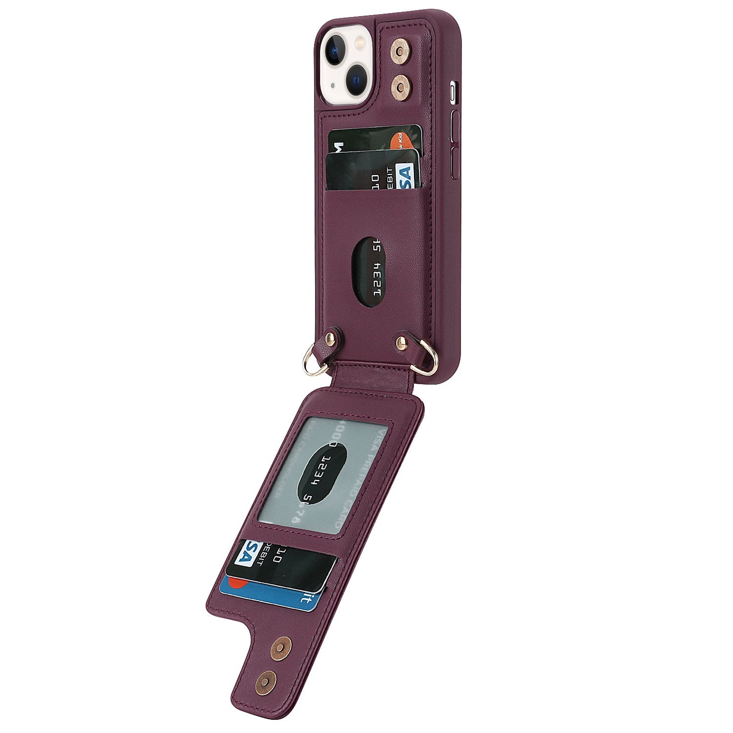 Phone Case Multi-function Back Cover Card Holder