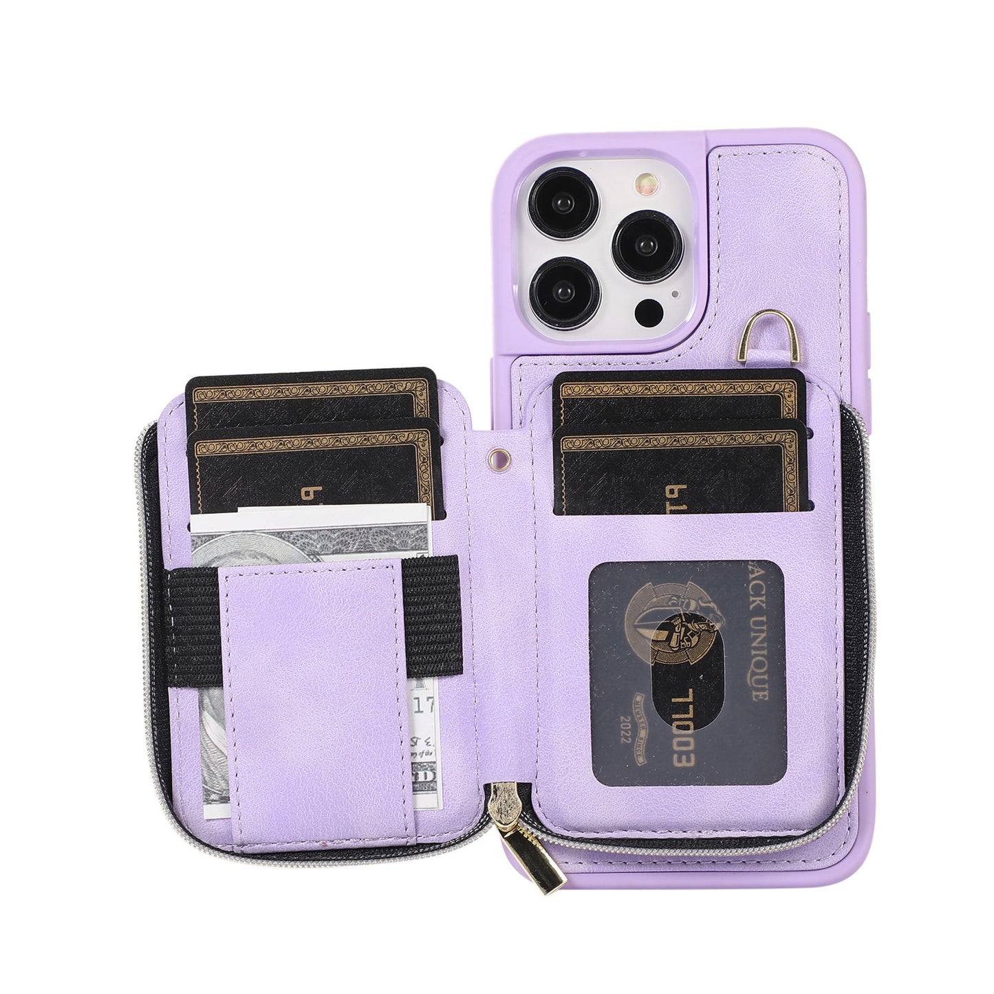 Creative Wallet Phone Case Leather Case Card