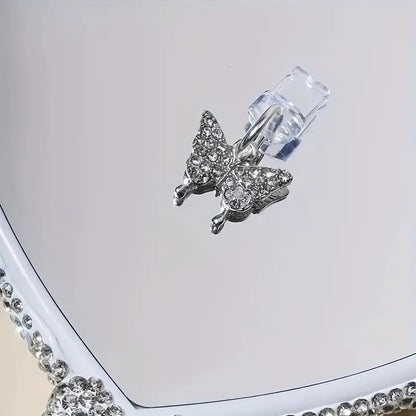 Butterfly charm dust stopper for USB charging port