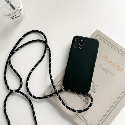 Cell phone strap holder case designed for iPhone 6 to 14 Pro Max