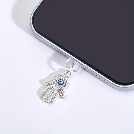 Charging port dust cover for iPhone, Type-C, and Micro USB