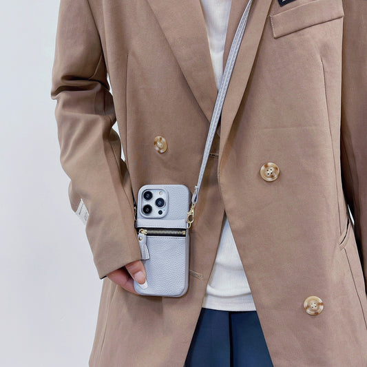 Crossbody wallet phone case with card holder and phone strap crossbody for iPhone