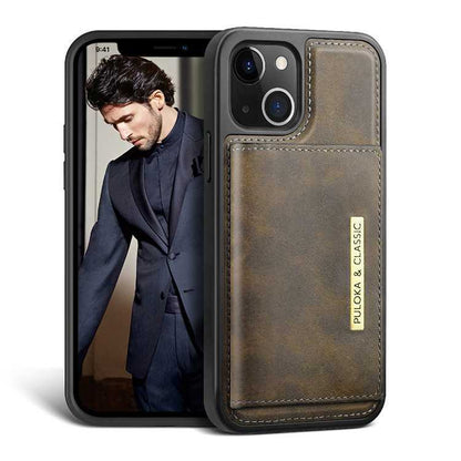Cute card holder wallet phone case for iPhone