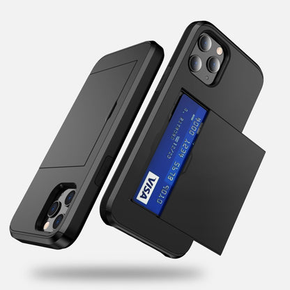 Suitable For IPhone12 Slide Wallet Card Phone Case Hidden Storage Card IPhone11 Protective Case