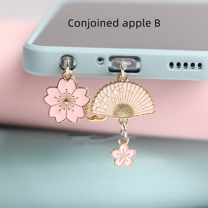 Decorative dust plug to protect iPhone Type-C port
