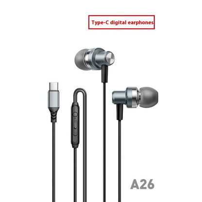 USB C Earphones – Durable Metal Wired In-Ear Design