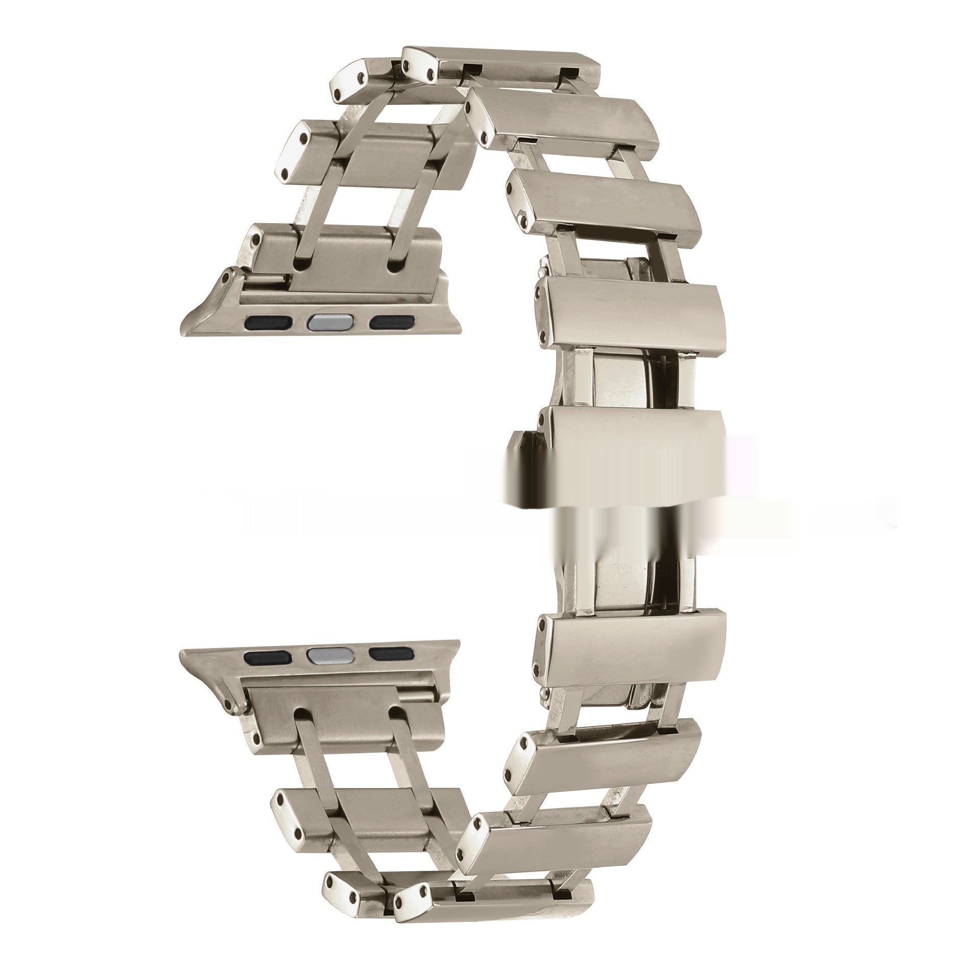 Gold stainless steel metal strap for watches